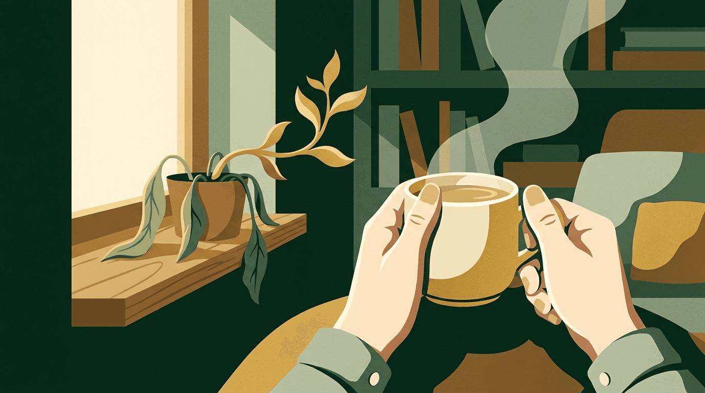 Was sind häufige Ursachen für Burnout im Job? – Illustration