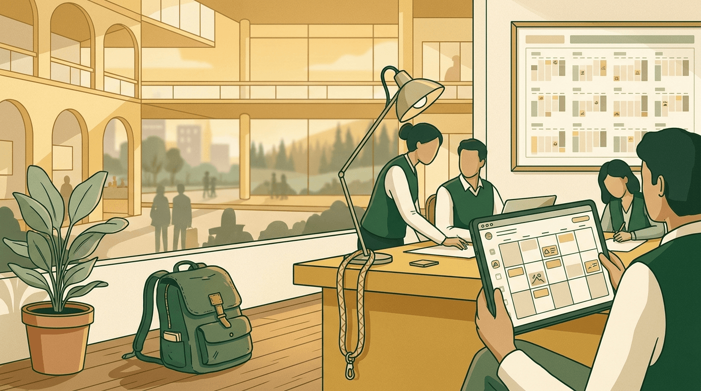 In welchen Bereichen kann ich ein FSJ machen? – Illustration