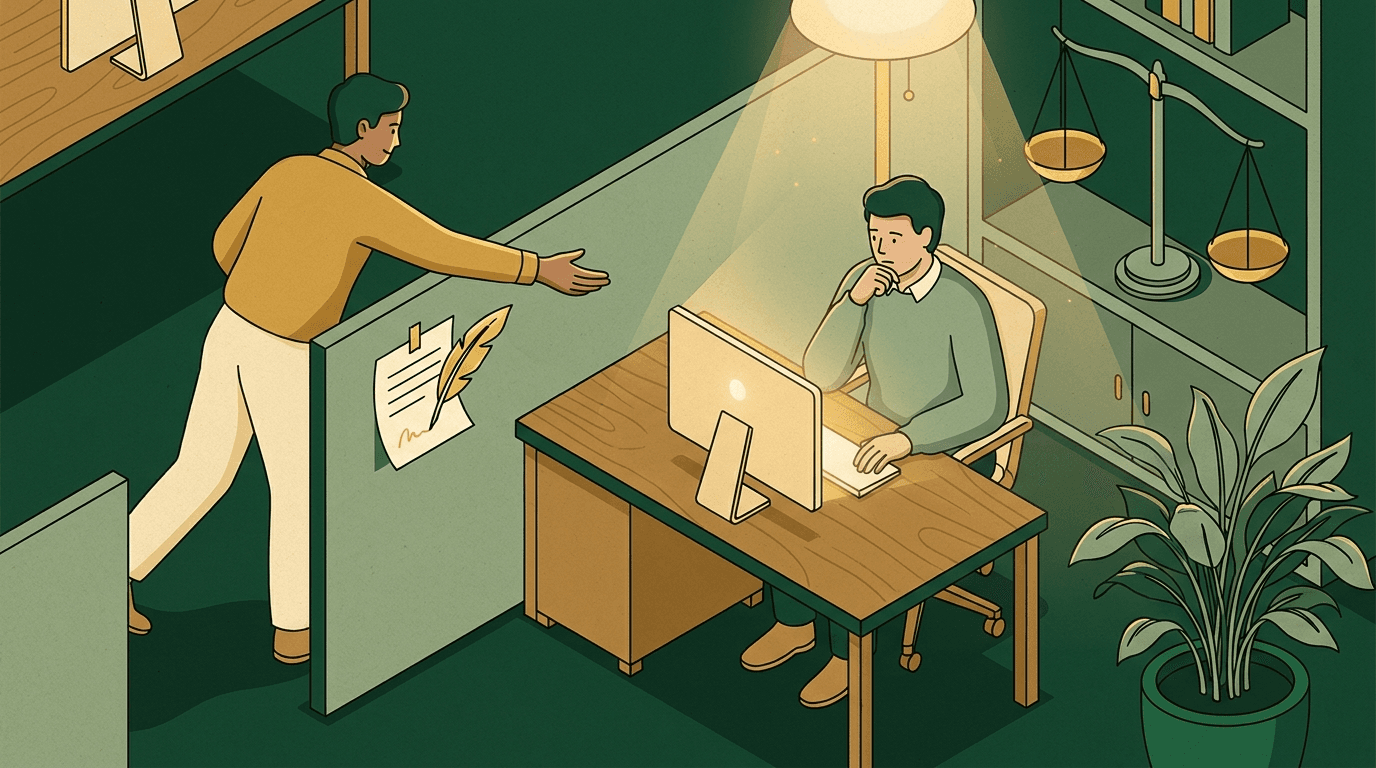 Mobbing am Arbeitsplatz: Was du tun kannst und deine Rechte – Titelillustration