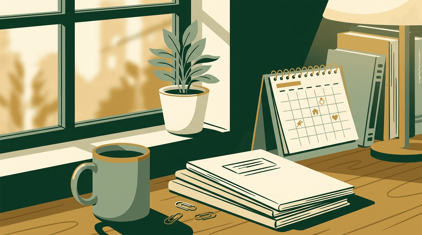 Wie viele Tage gibt es bei entfernteren Anlässen? – Illustration